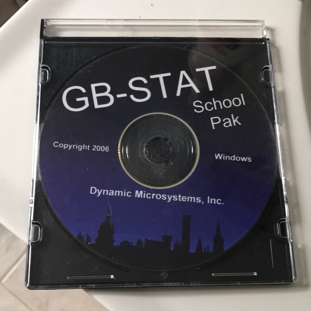 GB-stat School Pak 2006 for windows software